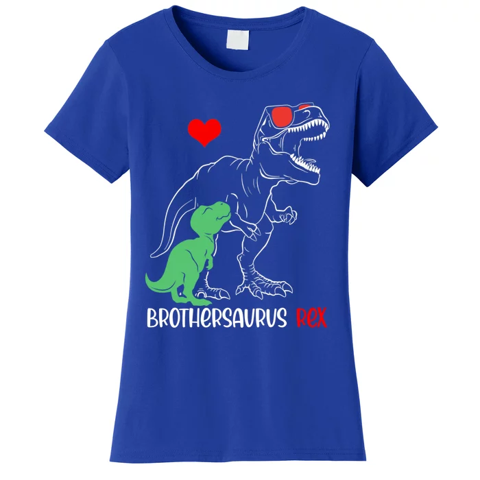 Brothersaurus Daddy Rex Autism Awareness Proud Dad Gift Women's T-Shirt