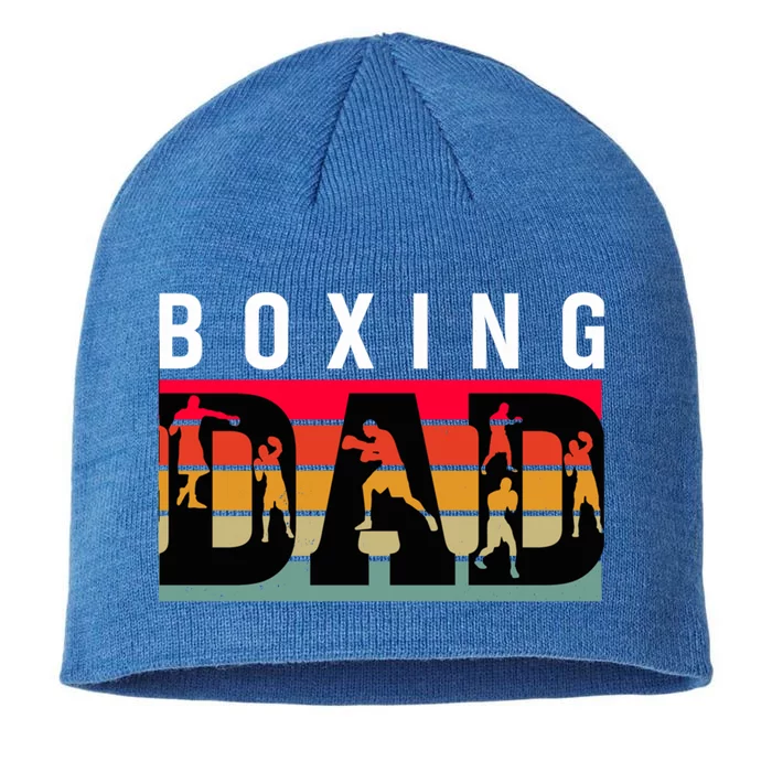 Boxing Dad Retro Vintage Great Gift 8 1/2in Sustainable Knit Beanie