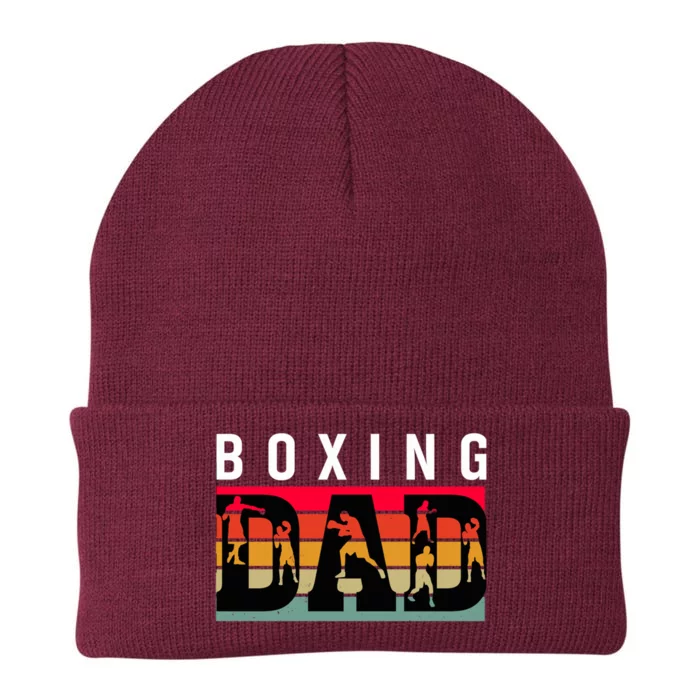 Boxing Dad Retro Vintage Great Gift Knit Cap Winter Beanie