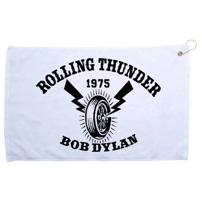 Bob D.Y.L.A.N Rolling Thunder Grommeted Golf Towel