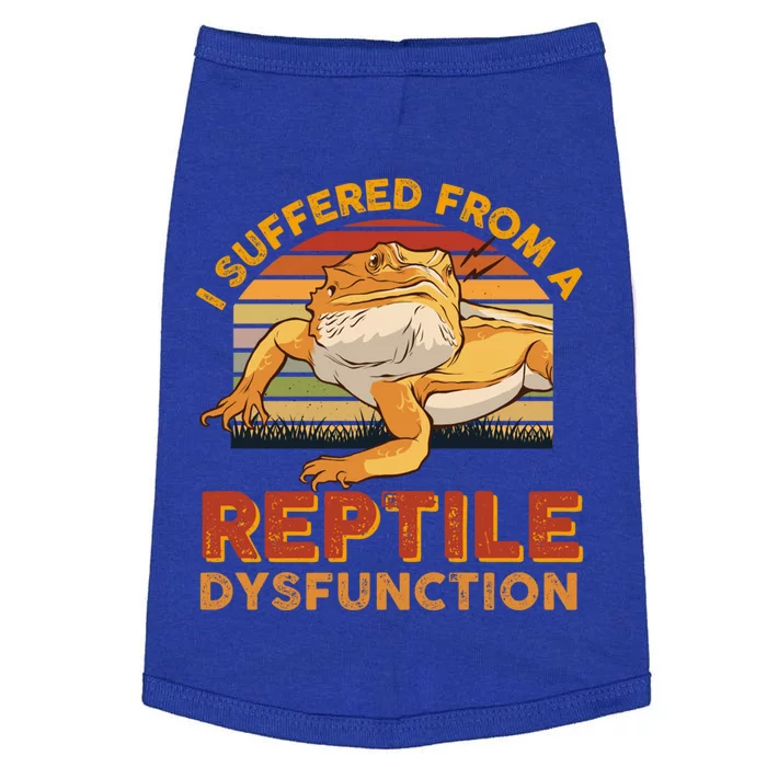 Bearded Dragon Retro Vintage Pogona Lizard Reptile Lover Cool Gift Doggie Tank