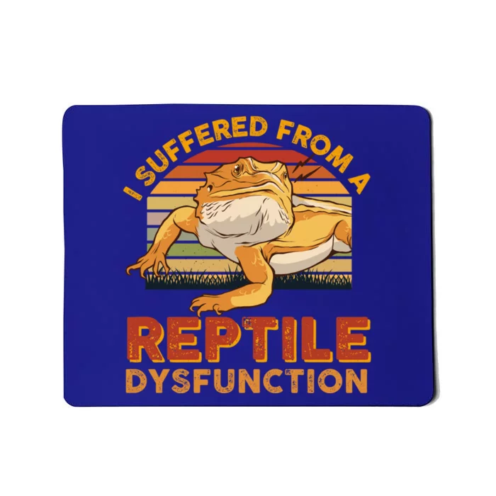 Bearded Dragon Retro Vintage Pogona Lizard Reptile Lover Cool Gift Mousepad