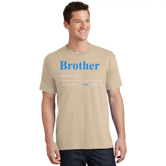 Brother Definition Retro Christmas Fathers Day Brother T-Shirt