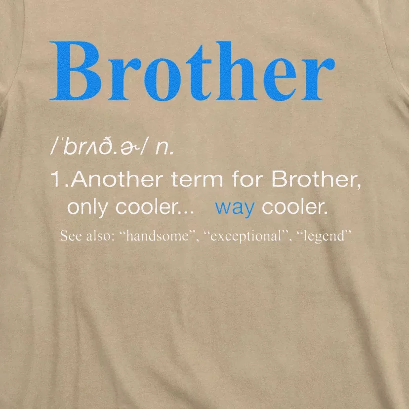 Brother Definition Retro Christmas Fathers Day Brother T-Shirt