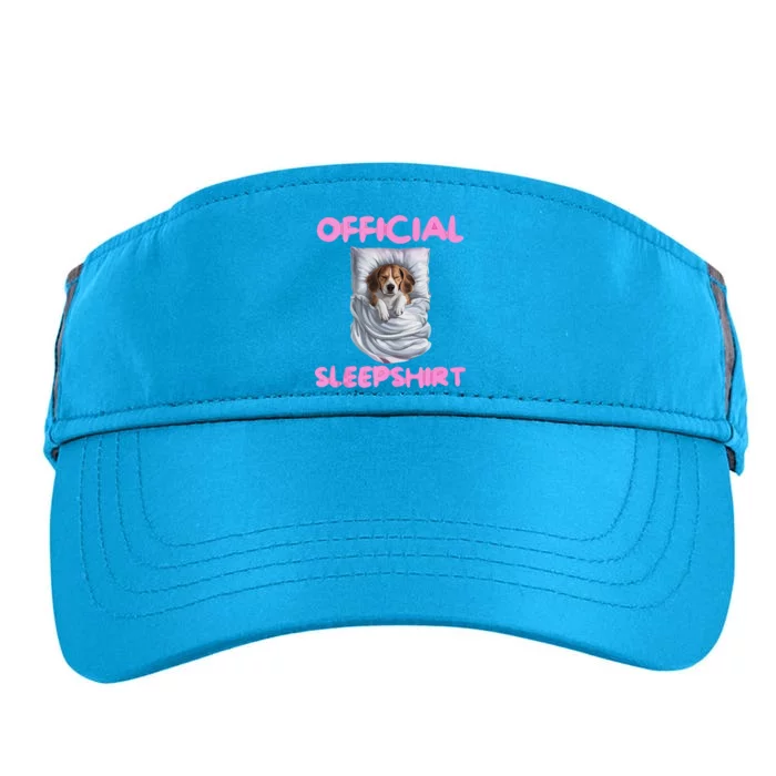 Beagle Dog Sleep Pajamas Apparel And Gifts Adult Drive Performance Visor