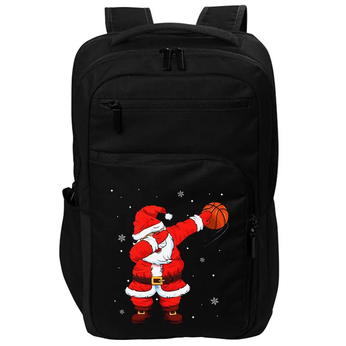 Basketball Dabbing Santa Funny Christmas Gifts For Impact Tech Backpack