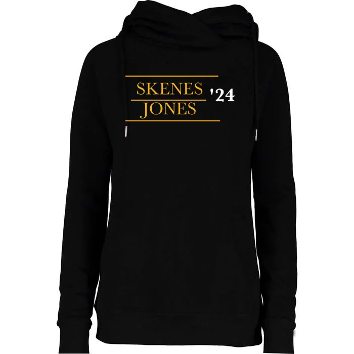 Baseball Dugout Skenes Jones 24 Womens Funnel Neck Pullover Hood