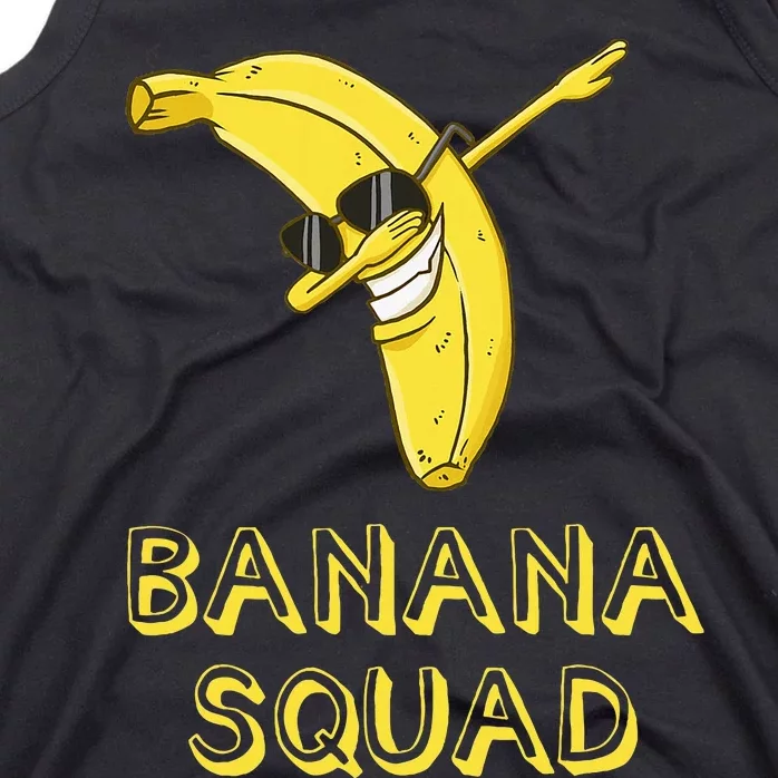 Banana Dabbing Sunglasses Smiling Face Fruit Lover Tank Top