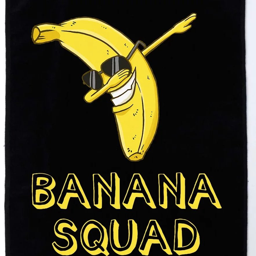 Banana Dabbing Sunglasses Smiling Face Fruit Lover Platinum Collection Golf Towel