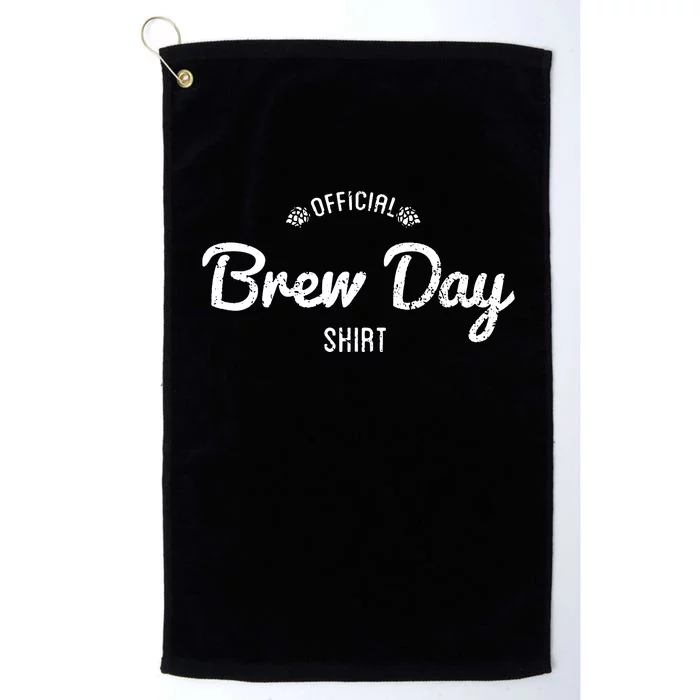 Brew Day Shirt Craft Beer Home Brewing Platinum Collection Golf Towel