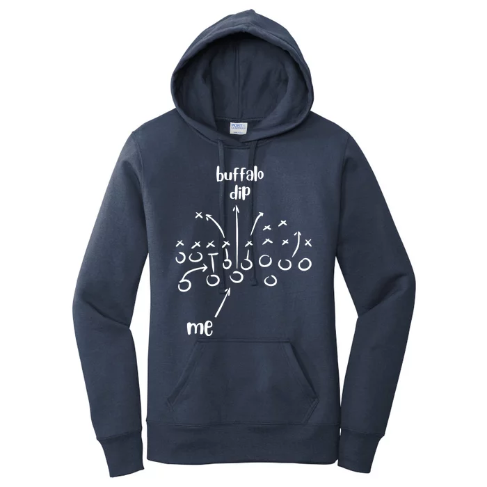 Buffalo Dip Super Funny Football For Women Sunday Women's Pullover Hoodie