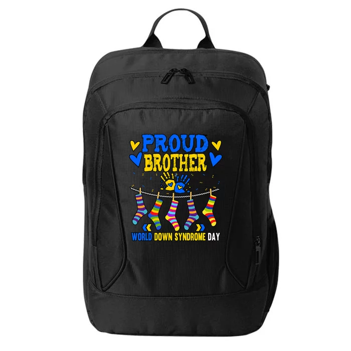 Brother Down Syndrome Awareness City Backpack