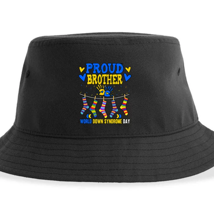 Brother Down Syndrome Awareness Sustainable Bucket Hat