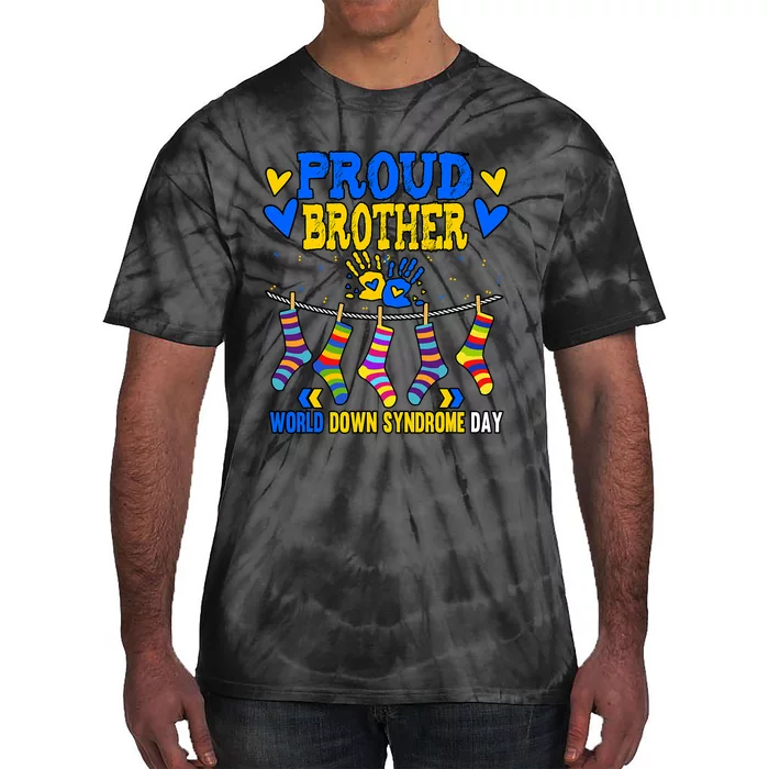 Brother Down Syndrome Awareness Tie-Dye T-Shirt