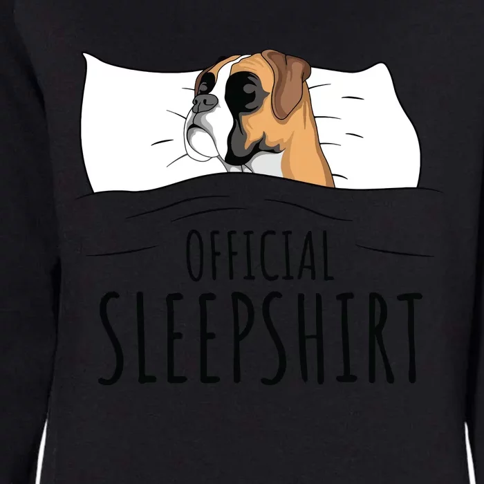 Boxer Dog Sleep Gift Womens California Wash Sweatshirt