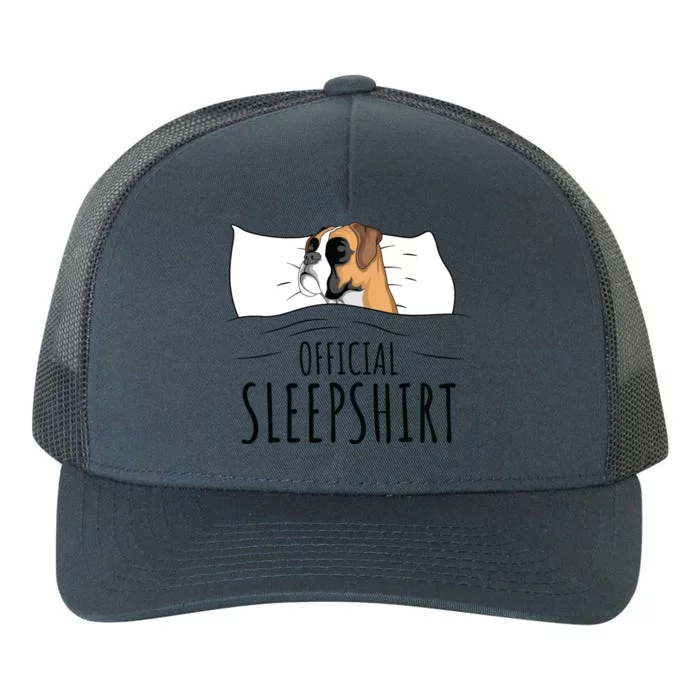 Boxer Dog Sleep Gift Yupoong Adult 5-Panel Trucker Hat