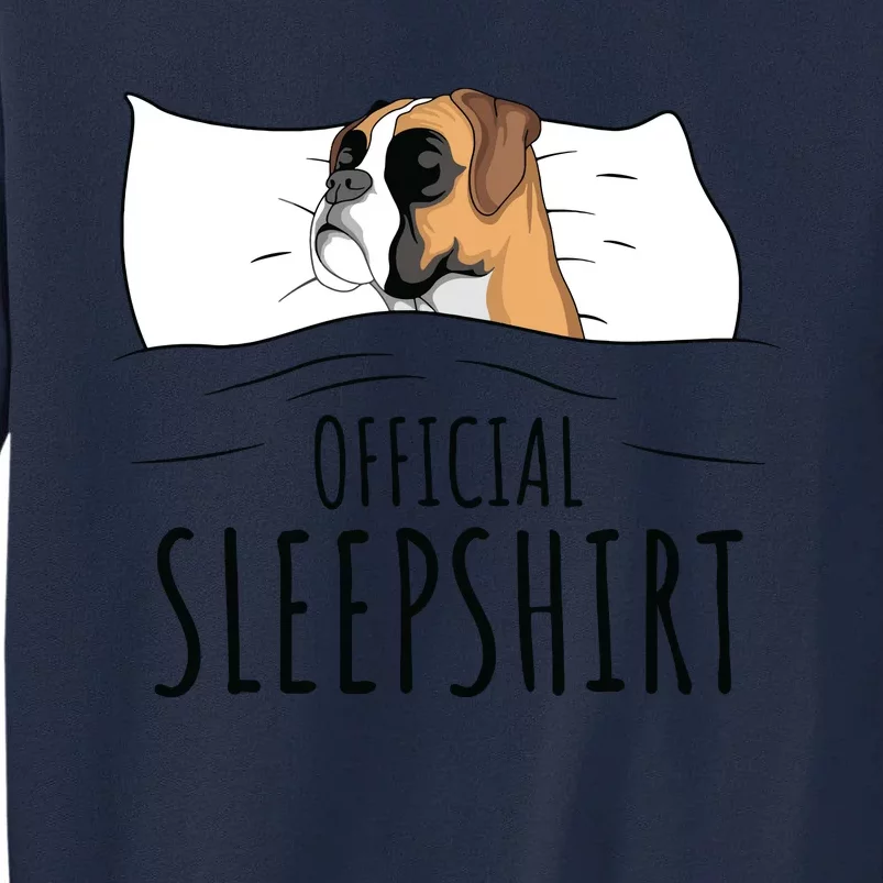 Boxer Dog Sleep Gift Tall Sweatshirt