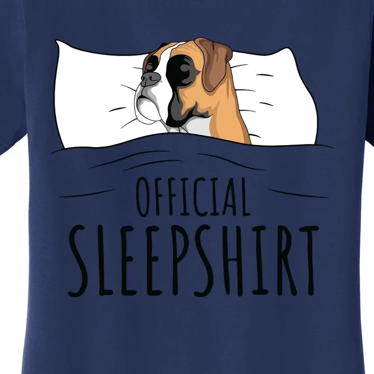 Boxer Dog Sleep Gift Women's T-Shirt