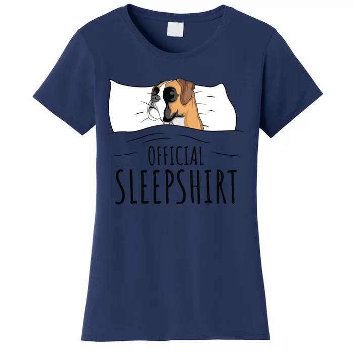 Boxer Dog Sleep Gift Women's T-Shirt