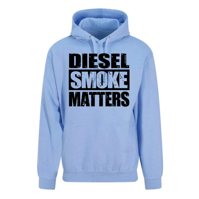 Black Diesel Smoke Matters Diesel Truck Owner Roll Coal Gift Unisex Surf Hoodie