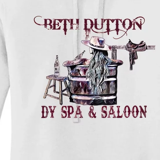 Beth Day Spa And Saloon Western Cowboy Cowgirl Trending Gift Idea Women's Pullover Hoodie