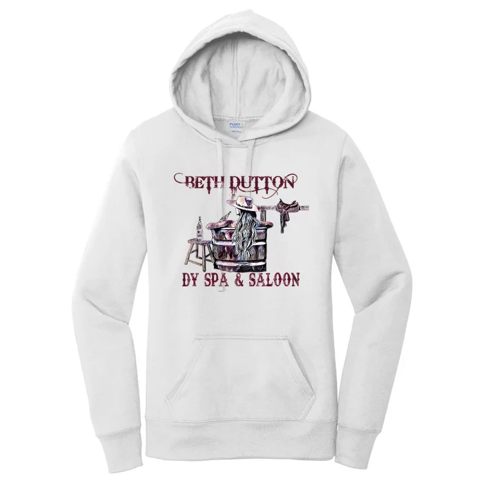 Beth Day Spa And Saloon Western Cowboy Cowgirl Trending Gift Idea Women's Pullover Hoodie