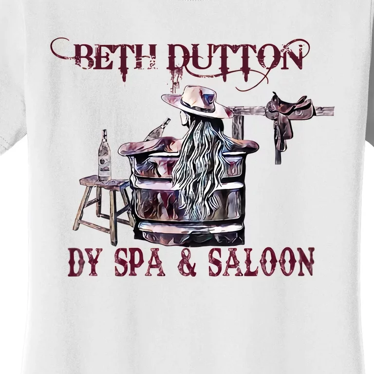 Beth Day Spa And Saloon Western Cowboy Cowgirl Trending Gift Idea Women's T-Shirt