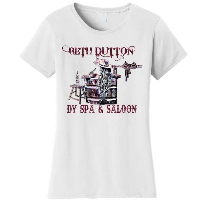 Beth Day Spa And Saloon Western Cowboy Cowgirl Trending Gift Idea Women's T-Shirt