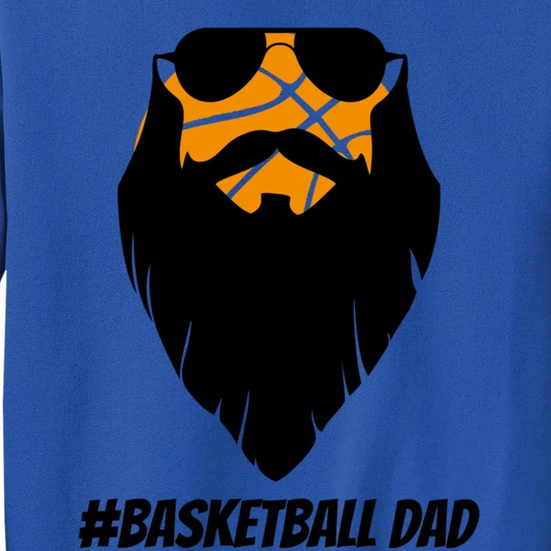 Basketball Dad Sunglasses Beard Bball Basketball Father Great Gift Sweatshirt