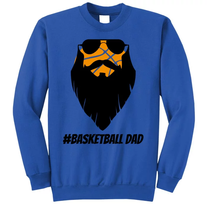 Basketball Dad Sunglasses Beard Bball Basketball Father Great Gift Sweatshirt