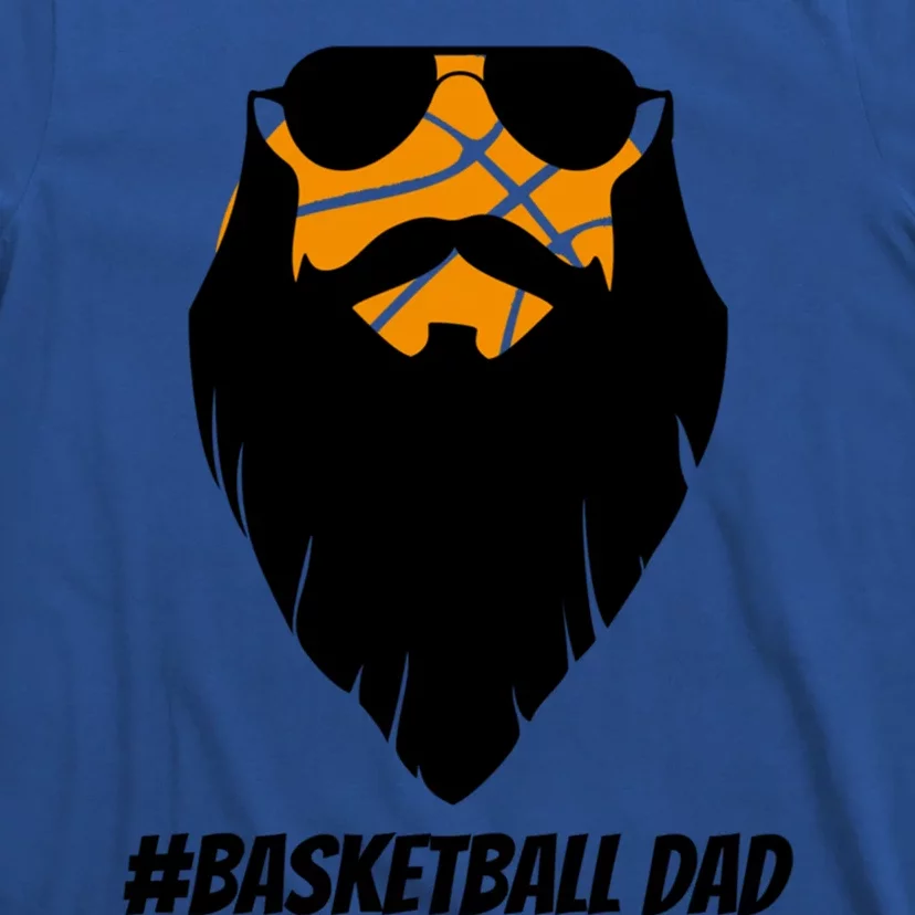 Basketball Dad Sunglasses Beard Bball Basketball Father Great Gift T-Shirt