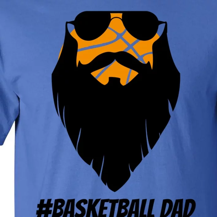 Basketball Dad Sunglasses Beard Bball Basketball Father Great Gift Tall T-Shirt