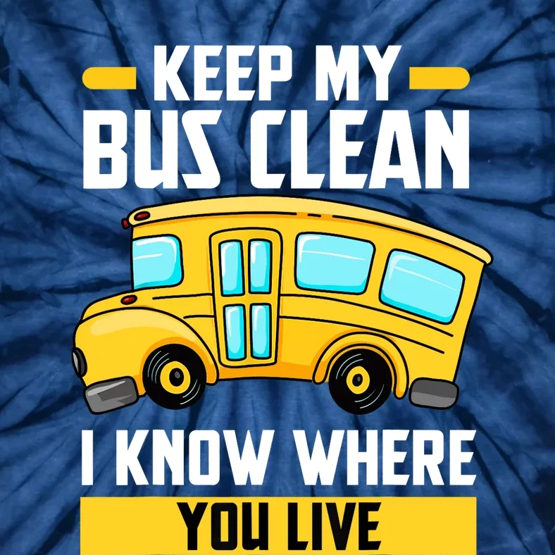 Bus Driver School Traffic Stops Tie-Dye T-Shirt