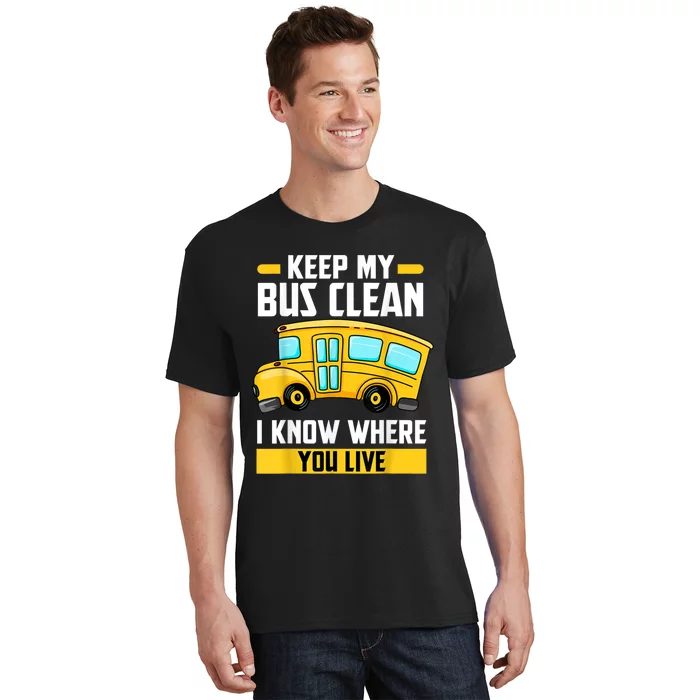 Bus Driver School Traffic Stops T-Shirt