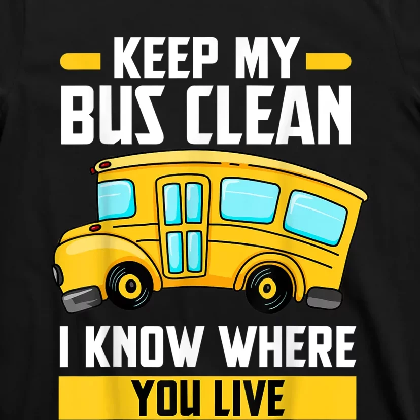 Bus Driver School Traffic Stops T-Shirt