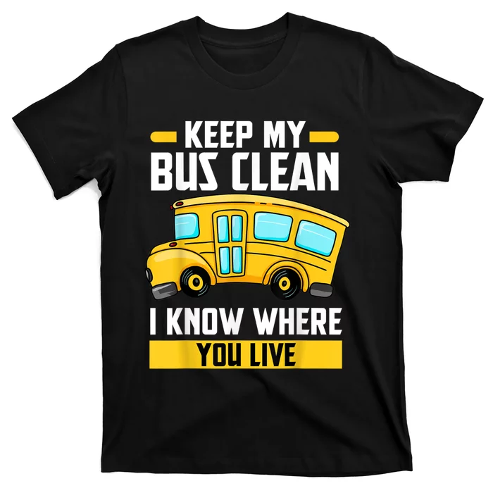 Bus Driver School Traffic Stops T-Shirt