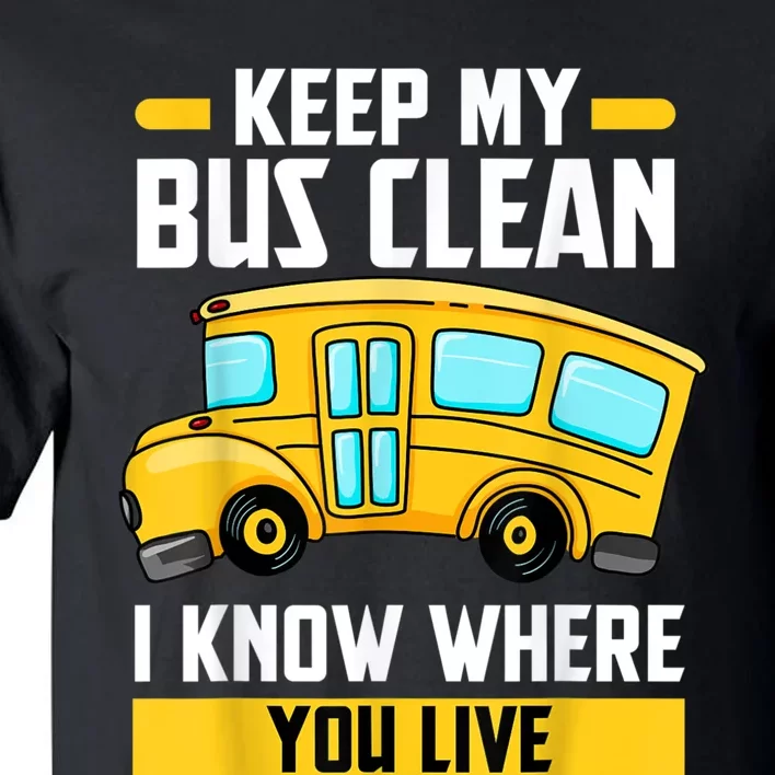 Bus Driver School Traffic Stops Tall T-Shirt