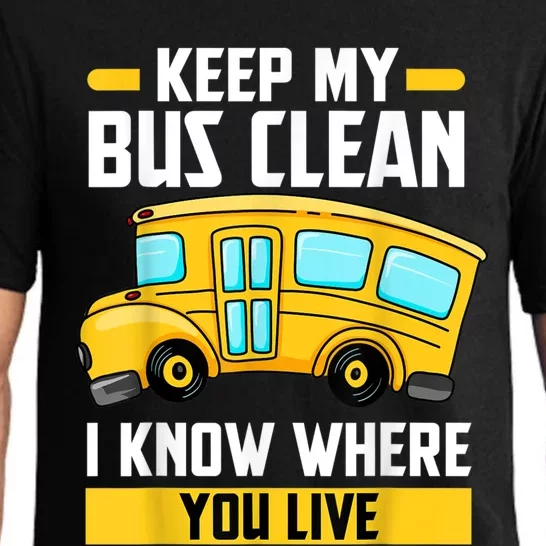 Bus Driver School Traffic Stops Pajama Set