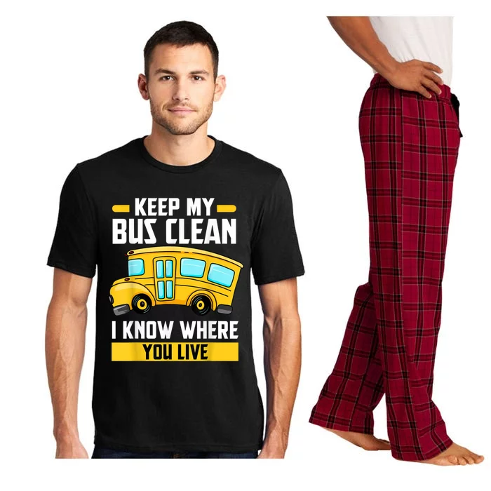 Bus Driver School Traffic Stops Pajama Set