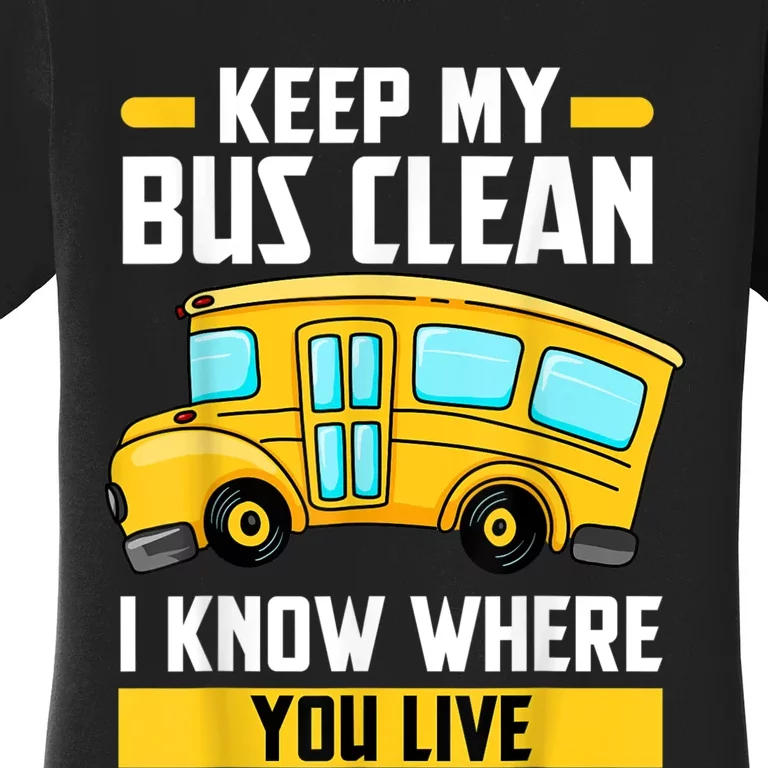 Bus Driver School Traffic Stops Women's T-Shirt