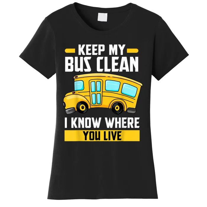 Bus Driver School Traffic Stops Women's T-Shirt