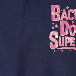 Back Door Superstar Meme Pink Glitter Softstyle Adult Sport Polo