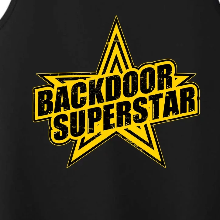 Back Door Superstar Meme Performance Tank