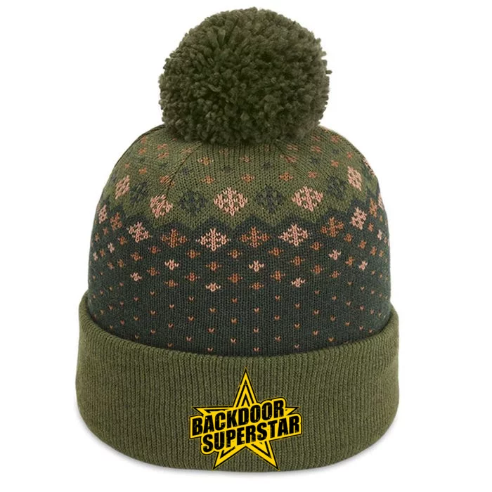 Back Door Superstar Meme The Baniff Cuffed Pom Beanie