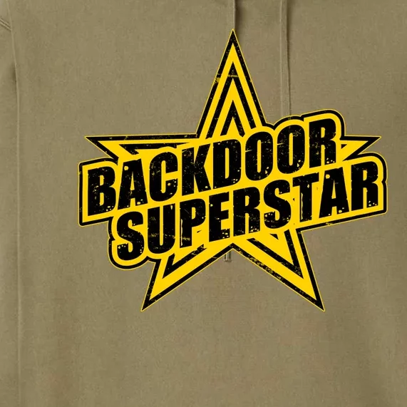 Back Door Superstar Meme Premium Hoodie