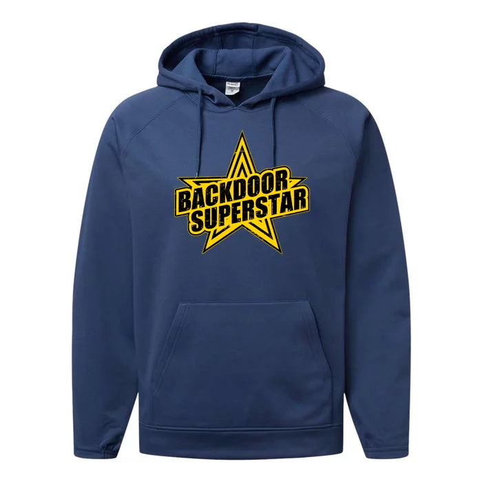 Back Door Superstar Meme Performance Fleece Hoodie