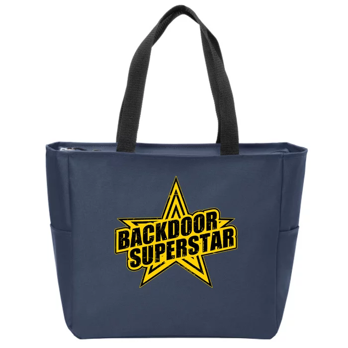 Back Door Superstar Meme Zip Tote Bag