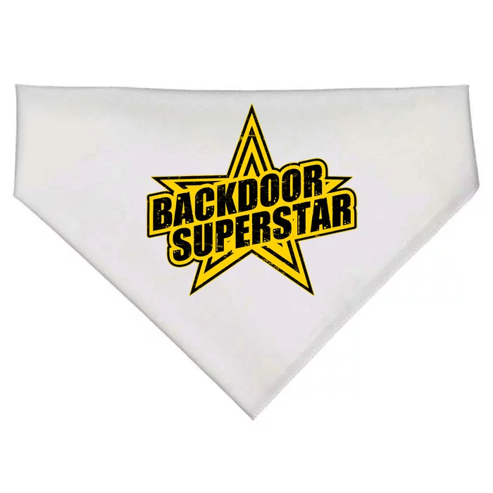 Back Door Superstar Meme USA-Made Doggie Bandana