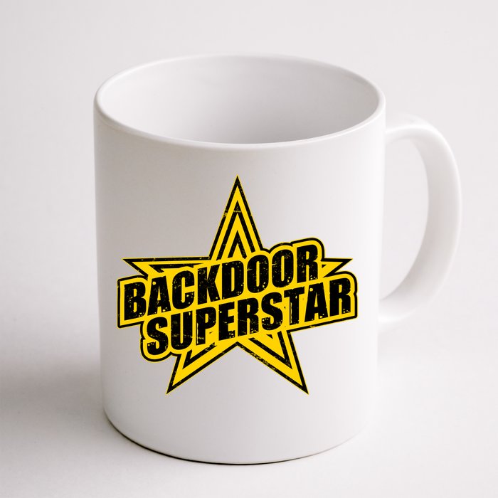 Back Door Superstar Meme Front & Back Coffee Mug