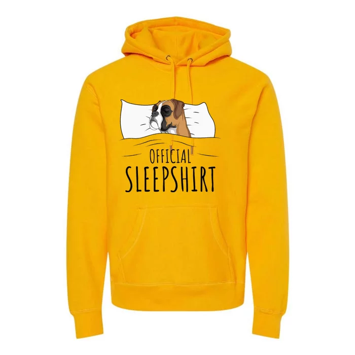 Boxer Dog Sleepshirt Premium Hoodie